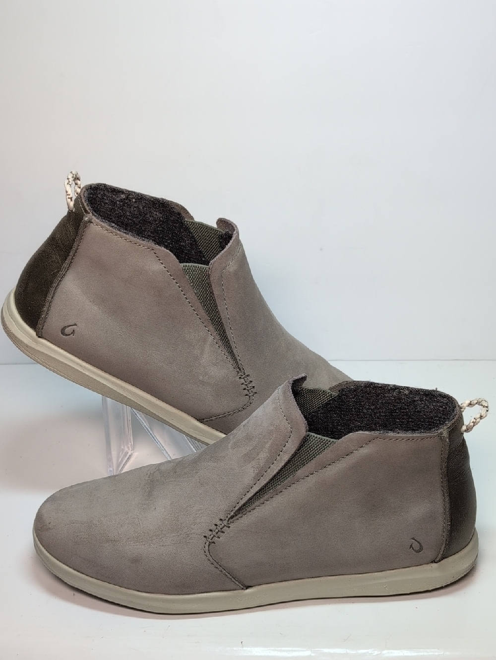 Olukai Hawai'iloa Manu Hope slip-on suede sneaker boots womans size 11 EU 41 - Picture 11 of 14
